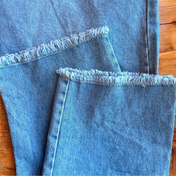 CHIPRE High-Waisted Cropped Denim Jeans - Vintage Style - Approx. Size 8-10 - Picture 16 of 16